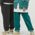 Autumn and winter new splicing washed sports pants